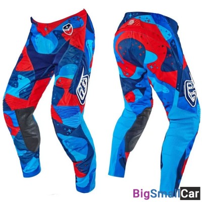 Мотобрюки кроссовые TroyLee Design SeAir CosmicCamo blue 38 150-0054