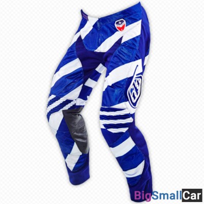 Мотобрюки кроссовые TroyLee Design SeAir Caution white/navy 36 150-0077