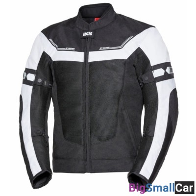 Куртка текстиль IXS Sport Jacke Levante blk/white 5XL X51056-031-5XL