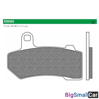 Тормозные колодки New Fren FD0405SH