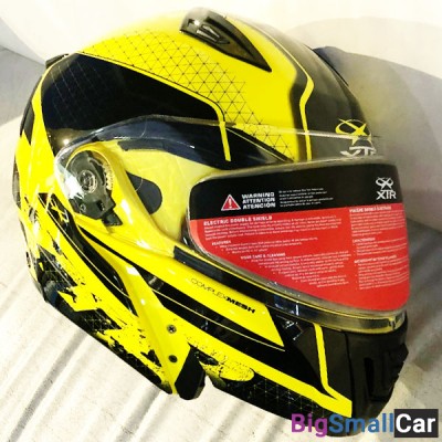 Шлем XTR MODE 1 Blitz с подогревом blk/yellow 2XL 260-E10046