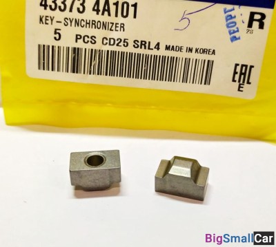 Сухарь кпп Hyundai Porter 433734A101