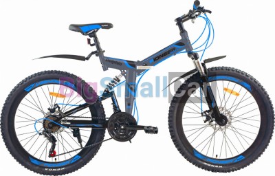 Дорожные велосипеды PIONEER DOLPHIN 26/19 gray-black-blue