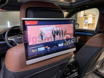 Задний монитор 12,5 дюймов на Volkswagen Touareg 3 (2018-2022)