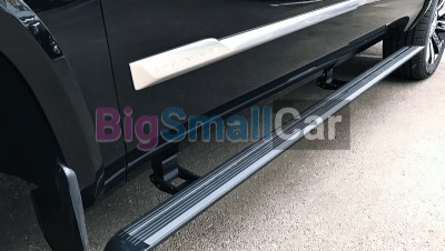 Выдвижные электрические пороги на Toyota Prado 120